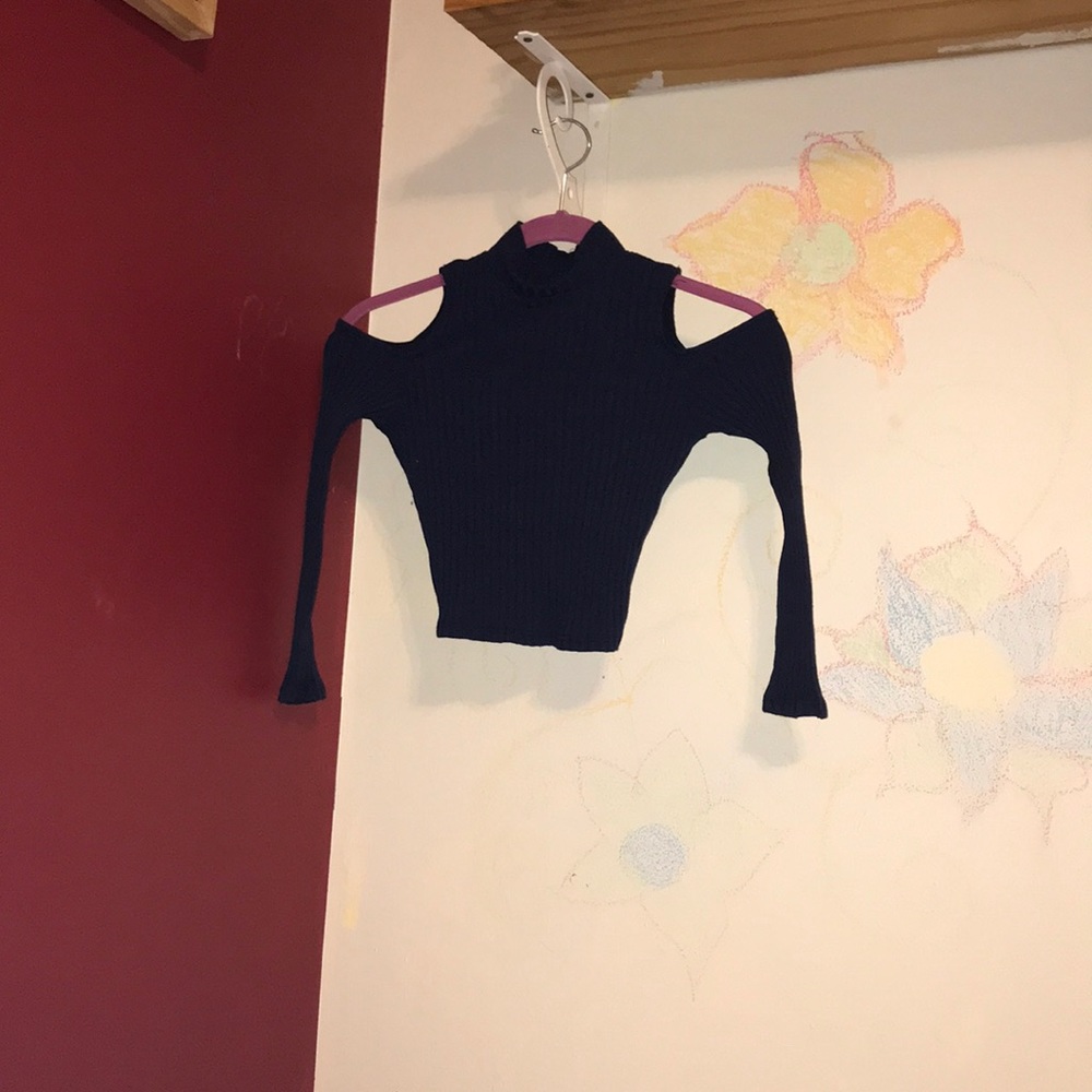 Turtle neck crop top